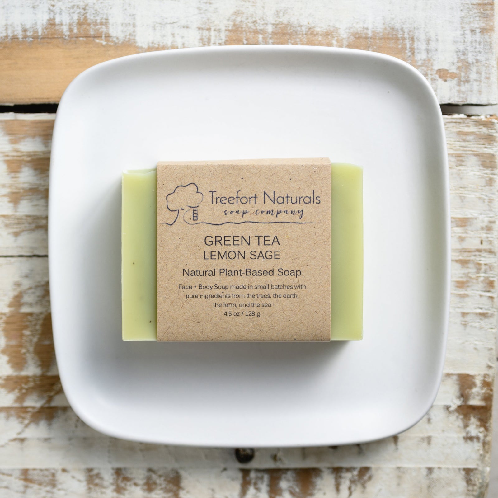 Green Tea Lemon Sage Soap