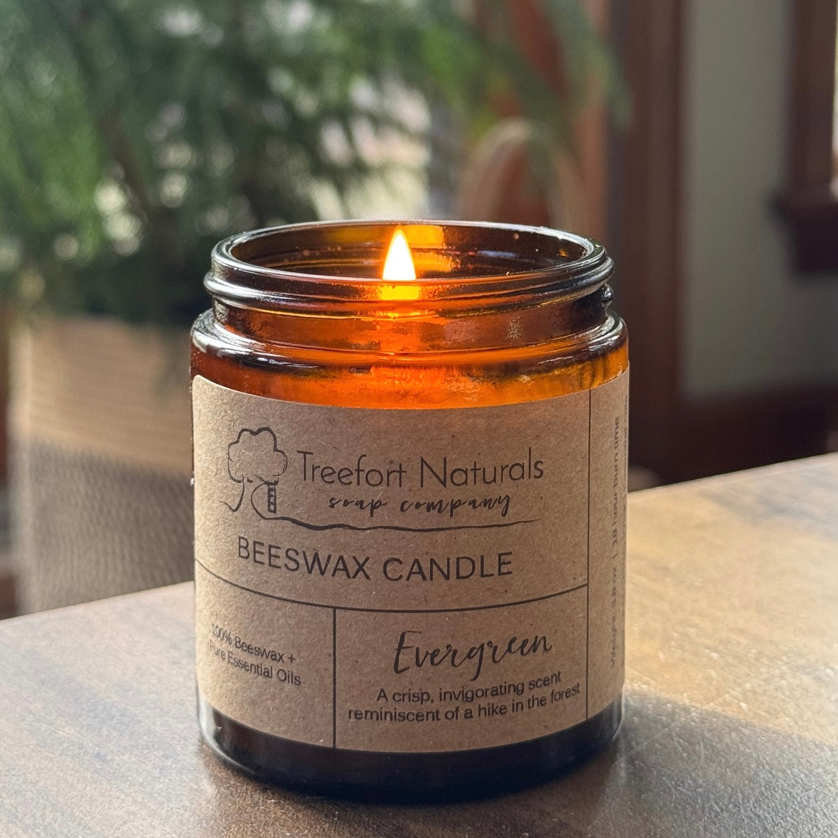 Natural Beeswax Candle