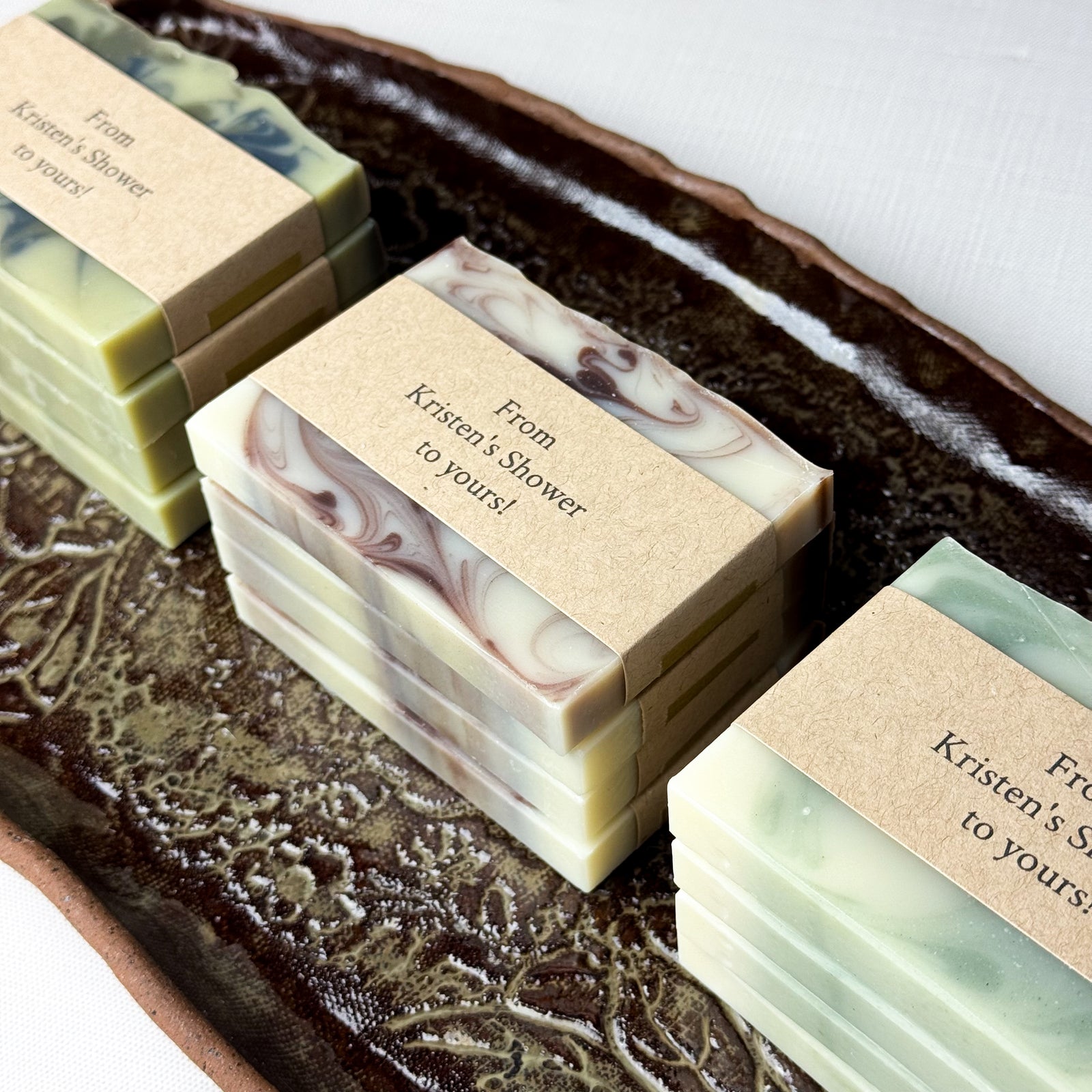 Custom Half Size Soap Favors