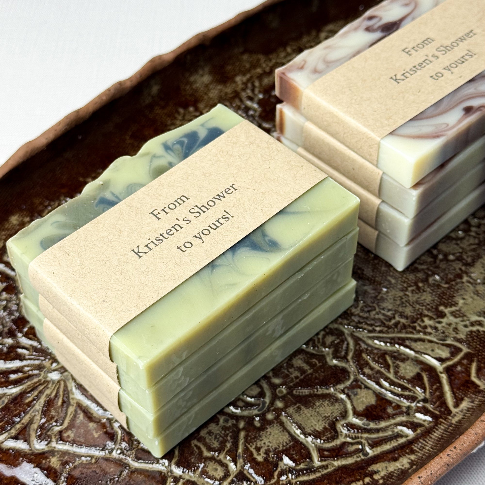 Custom Half Size Soap Favors