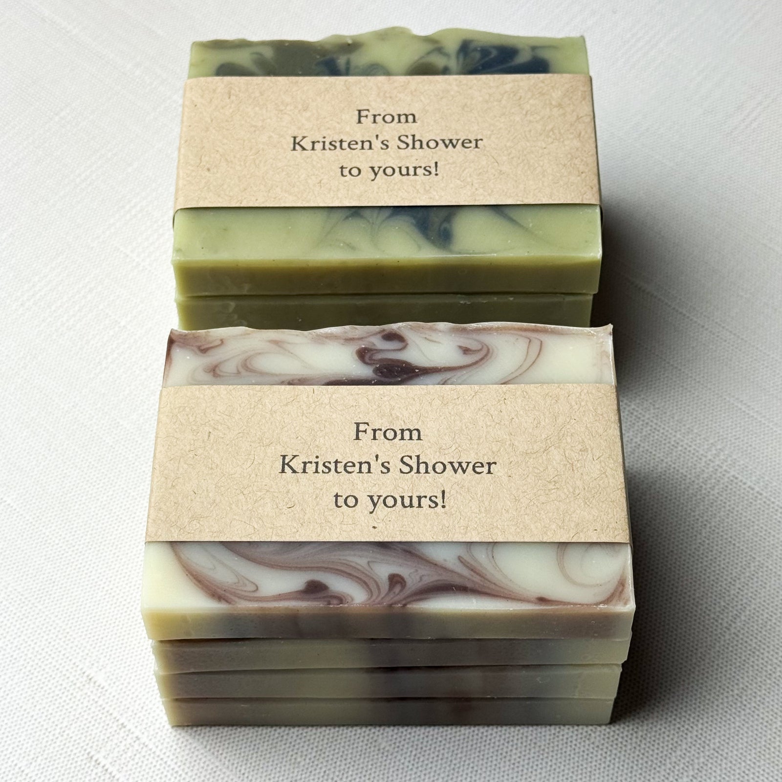 Custom Half Size Soap Favors