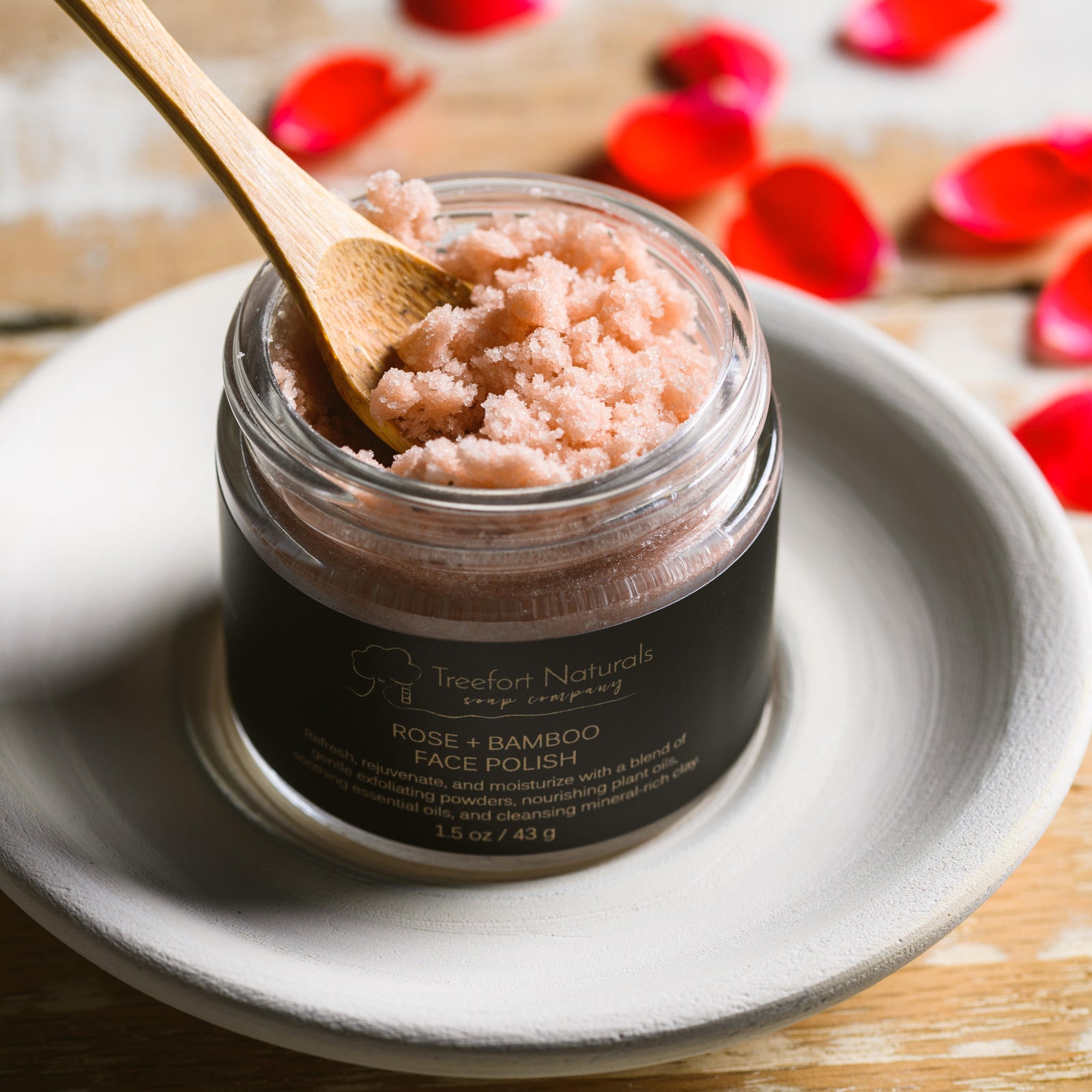 Rose + Bamboo Face Polish