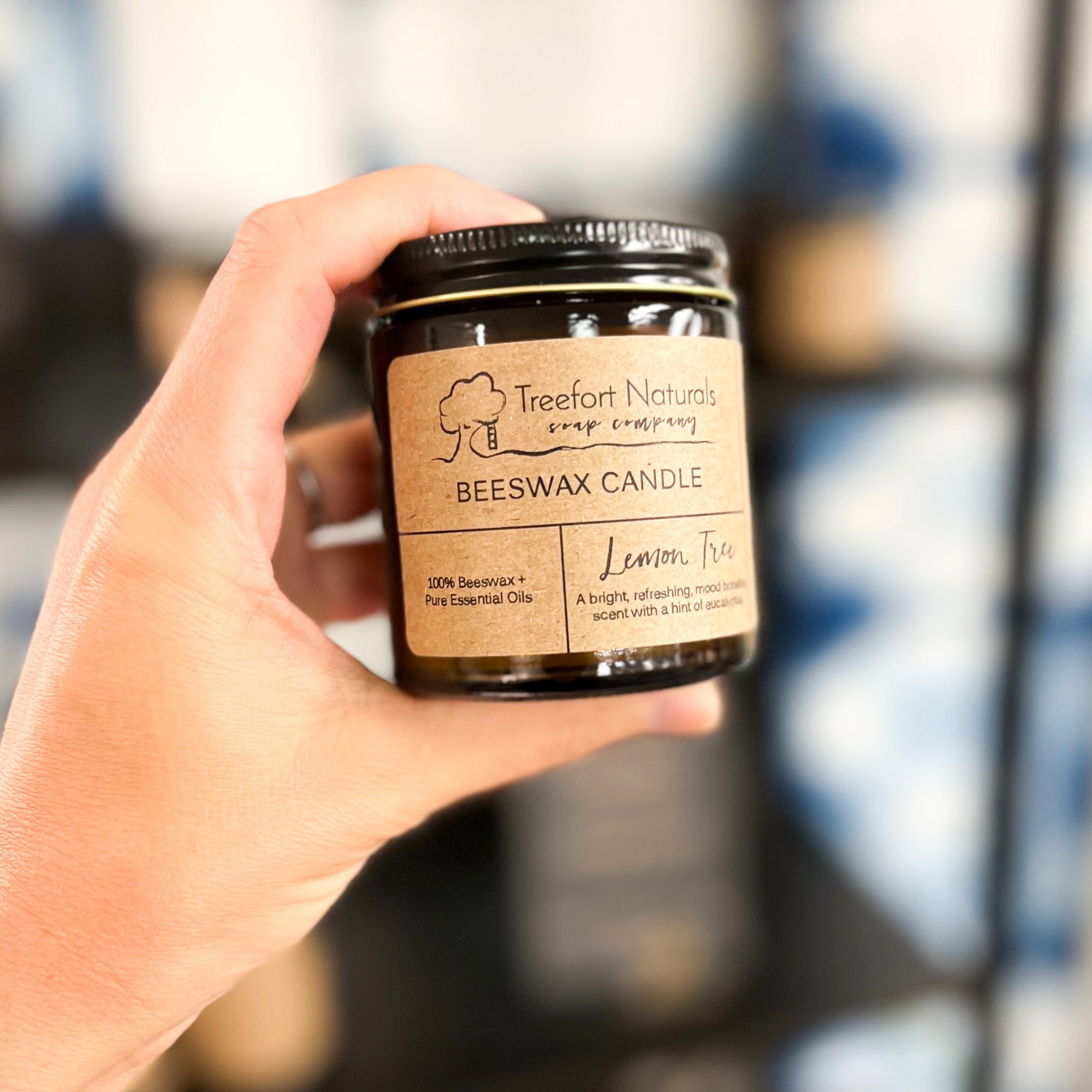 Natural Beeswax Candle