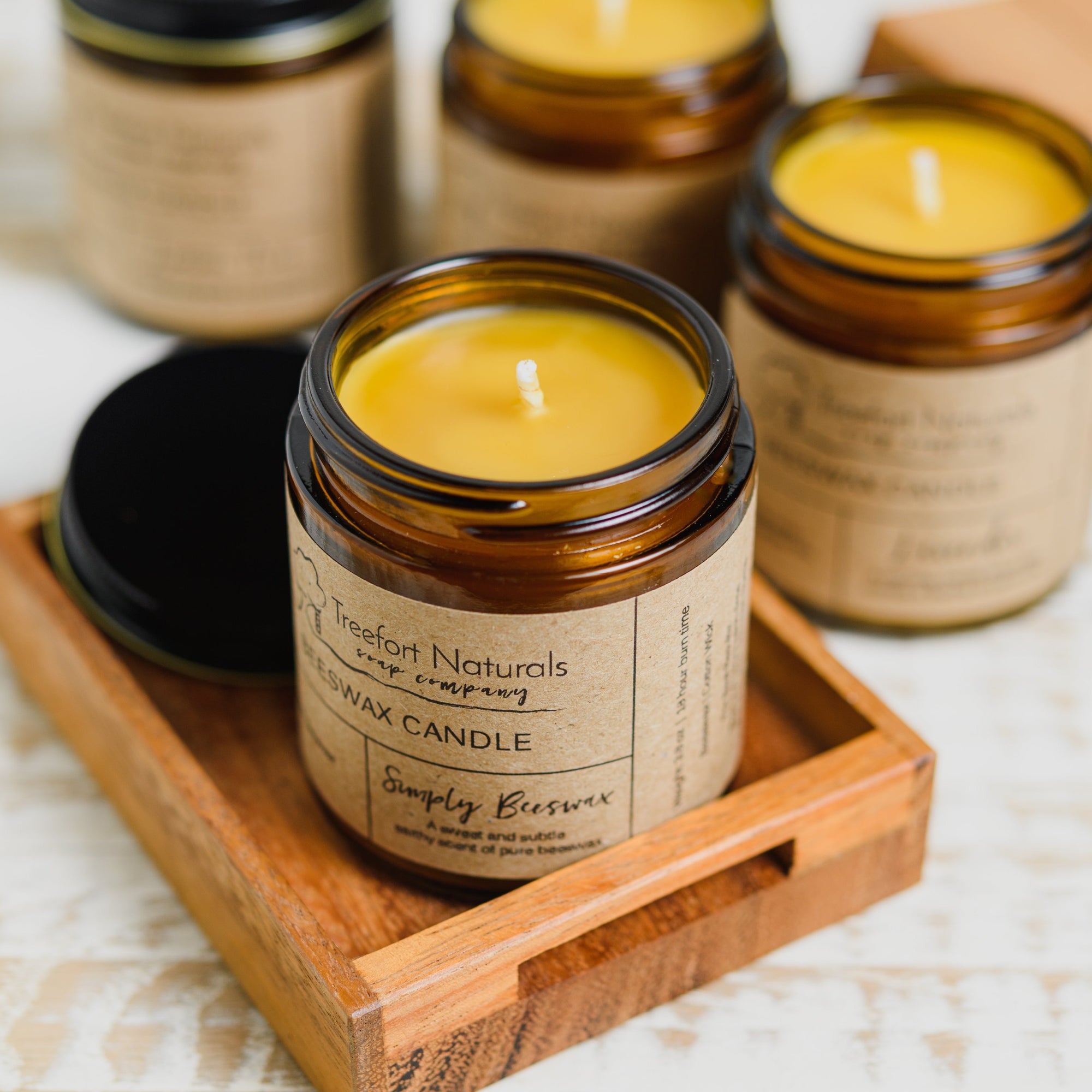 Natural Beeswax Candle
