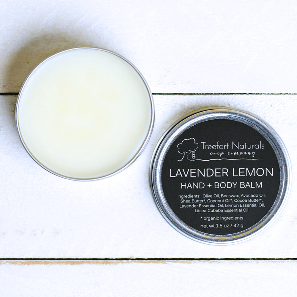 Hand + Body Balm - Lavender Lemon or Eucalyptus Mint