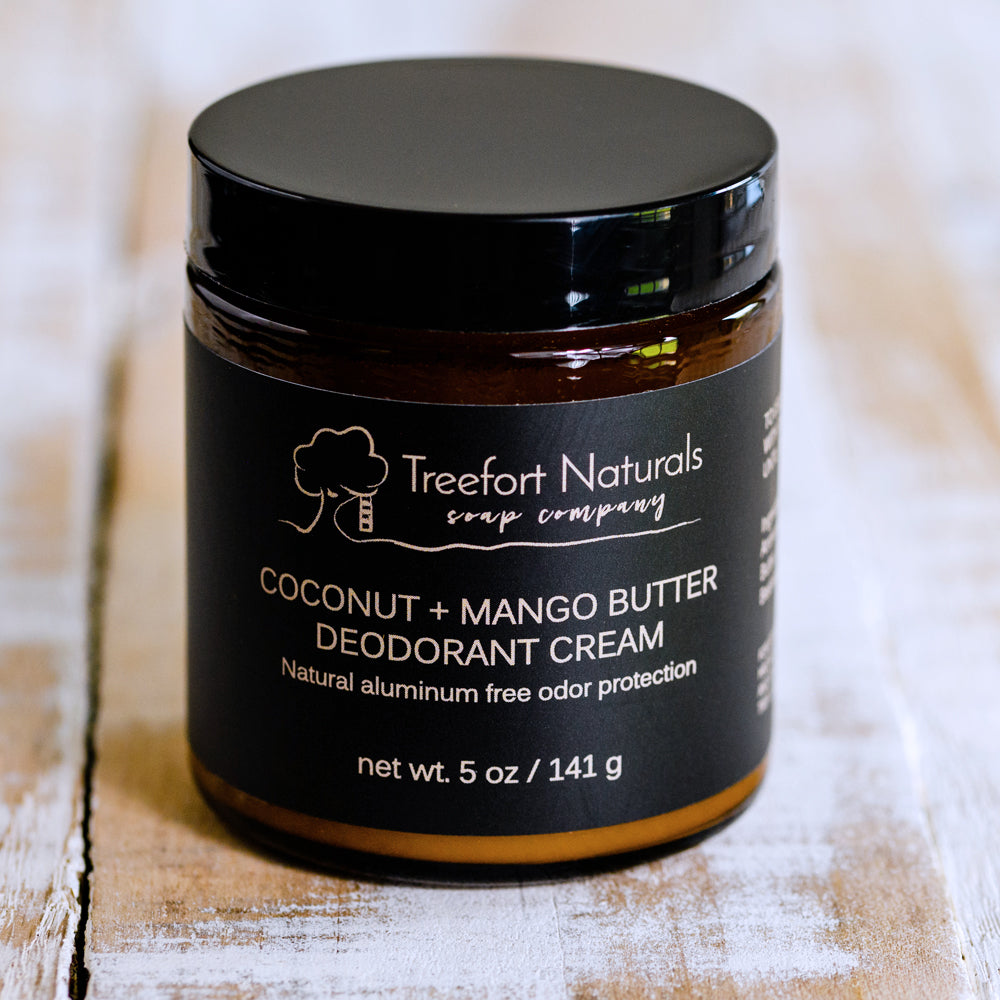 Coconut + Mango Butter Deodorant Cream