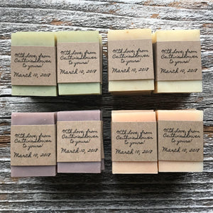 Handmade Custom Soap Favors