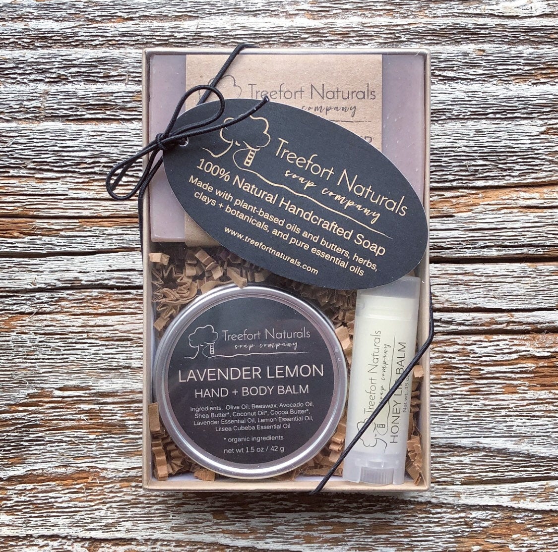 Treefort Naturals Soap + Balm Gift Set