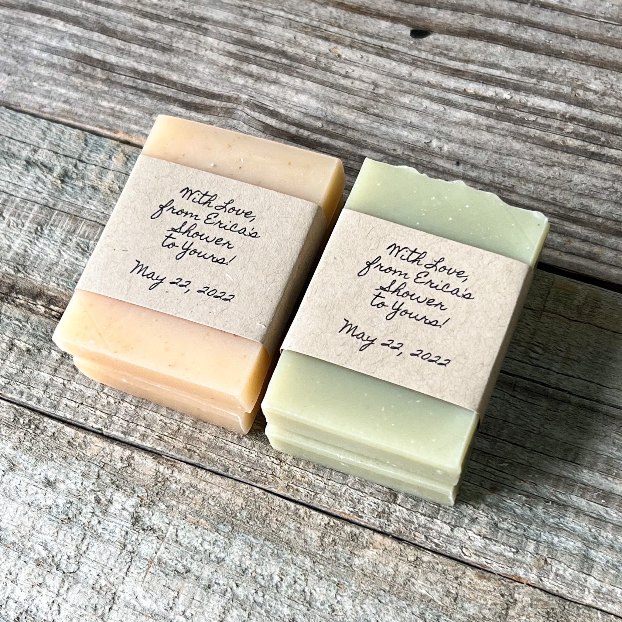 Custom Guest Soaps Favors