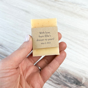 Handmade Custom Soap Favors